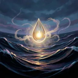 A droplet of light