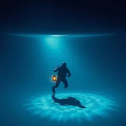 Inner Light Inside the Diver