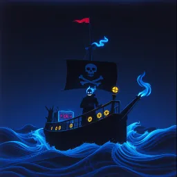 Blue Smoke Pirate Style