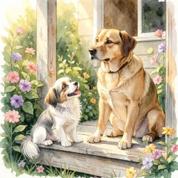 Bubba and cupcake