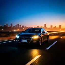 Camry On the highway