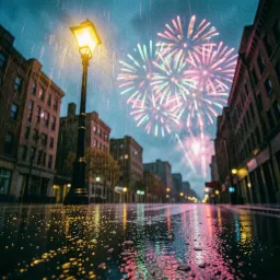 Fireworks In The Rain