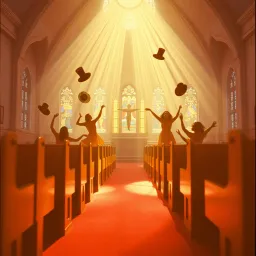 Tongues on pews