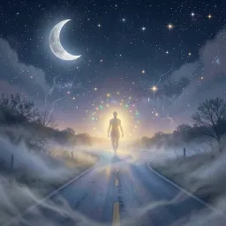 Dancing under silver skies