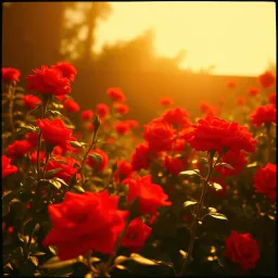 Jardinero de rosas Rojas