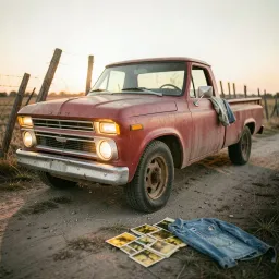Red Pickup Memories