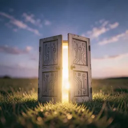 Glowing Doors