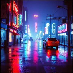 Echoes in the Neon Rain