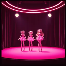 Pretty Dolls in Pink