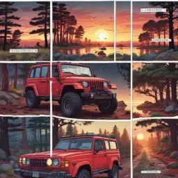 My Red Jeep Named Sarge