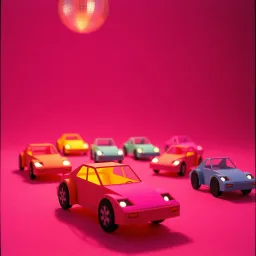 Montagem de carros em papel