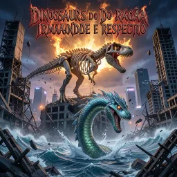 DINOSSAUROS DO DRAGÃO DO MAR irmandade  e respeito