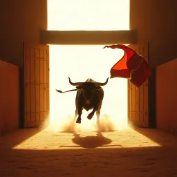 Bull at the gate
