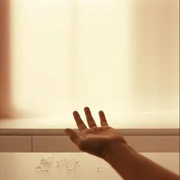 I am standing here; my hands stay open