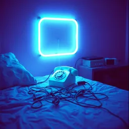 Bad Idea in Neon Blue
