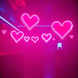 Neon Hearts