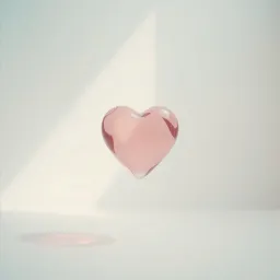 Glass stained heart