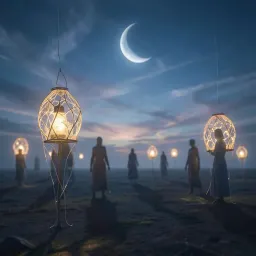 Lanterns in the Dark