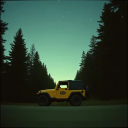 Riding through the pines