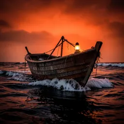 The lifeboats came