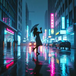 Tanzen im Regen