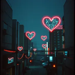 Neon Shadows of Love