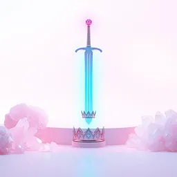 Sparkling Silver Sword