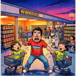 Drama at Walmart