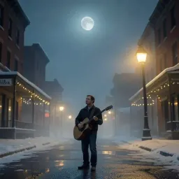 Snowstorm on Beale Street