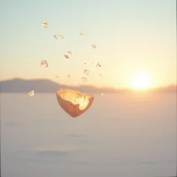 Shattered on the floor