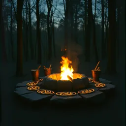 Celtic-Gallic dance fire