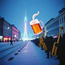 Glühwein auf Glatteis