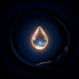 A droplet of light