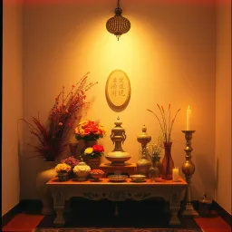 Modern Shimmer Ganesh Arti & Pooja