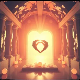 The origin of love  from the bottom of the heart