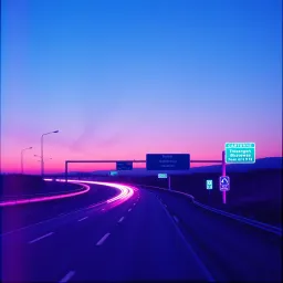 Flyin' down the highway waY