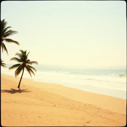 Sur le bord de la plage