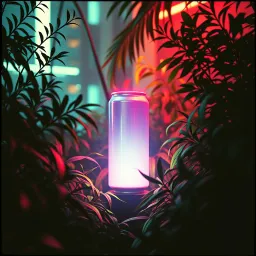 Neon Sparks in the Night