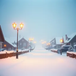 First Snowfall in Our Town