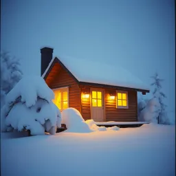 Snowed in.