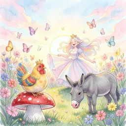 The Chicken, Donkey, and Princess Adventure