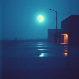 Luna en silencio