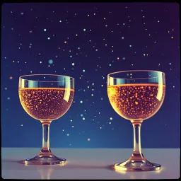 Prosecco und Sterne