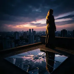 Shining where the darkness use to live