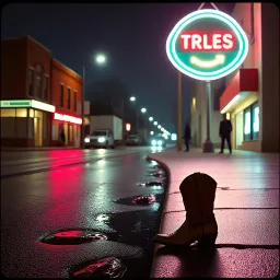 Brown Boots in the Northeast Night