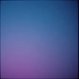 Moon and the stars