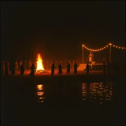 Fête pour le lac, Gustave Mbin
