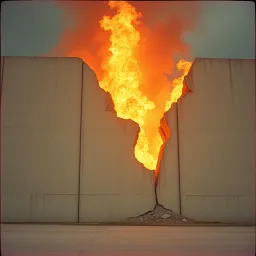 The concrete wall