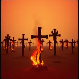 Saints Burn Black