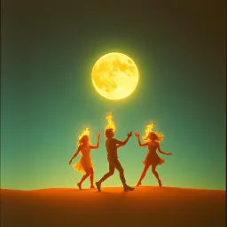 Danse Sous La Lune